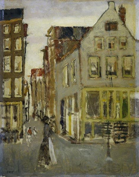 George Hendrik Breitner The Lauriergracht at the Tweede Laurierdwarsstraat